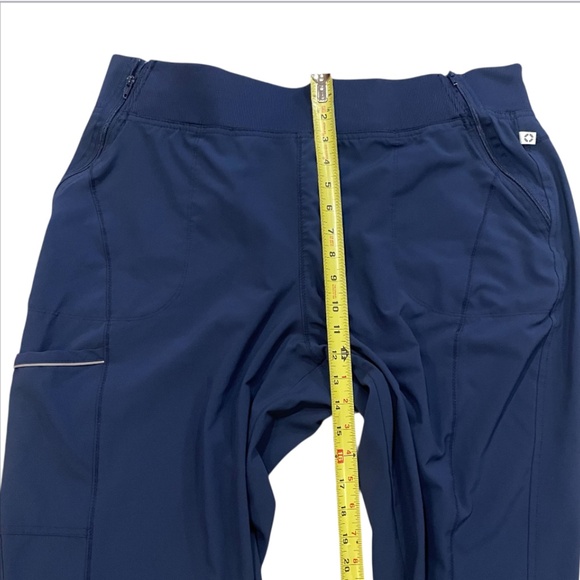 Cherokee Infinity Navy Blue Jogger Stretchy Scrub Pants Women’s Size XL - Picture 9 of 10